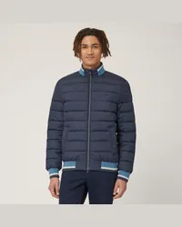 Harmont & Blaine Bomber Dettagli A Contrasto Blu