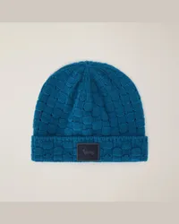 Harmont & Blaine Beanie In Lana E Cashmere Blu