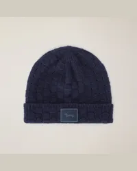 Harmont & Blaine Beanie In Lana E Cashmere Blu