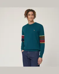 Harmont & Blaine Pullover Maniche Color Block Blu