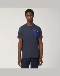 Harmont & Blaine T-Shirt Con Taschino Blu