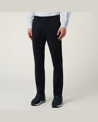 Harmont & Blaine Pantalone Essentials In Cotone Stretch Blu