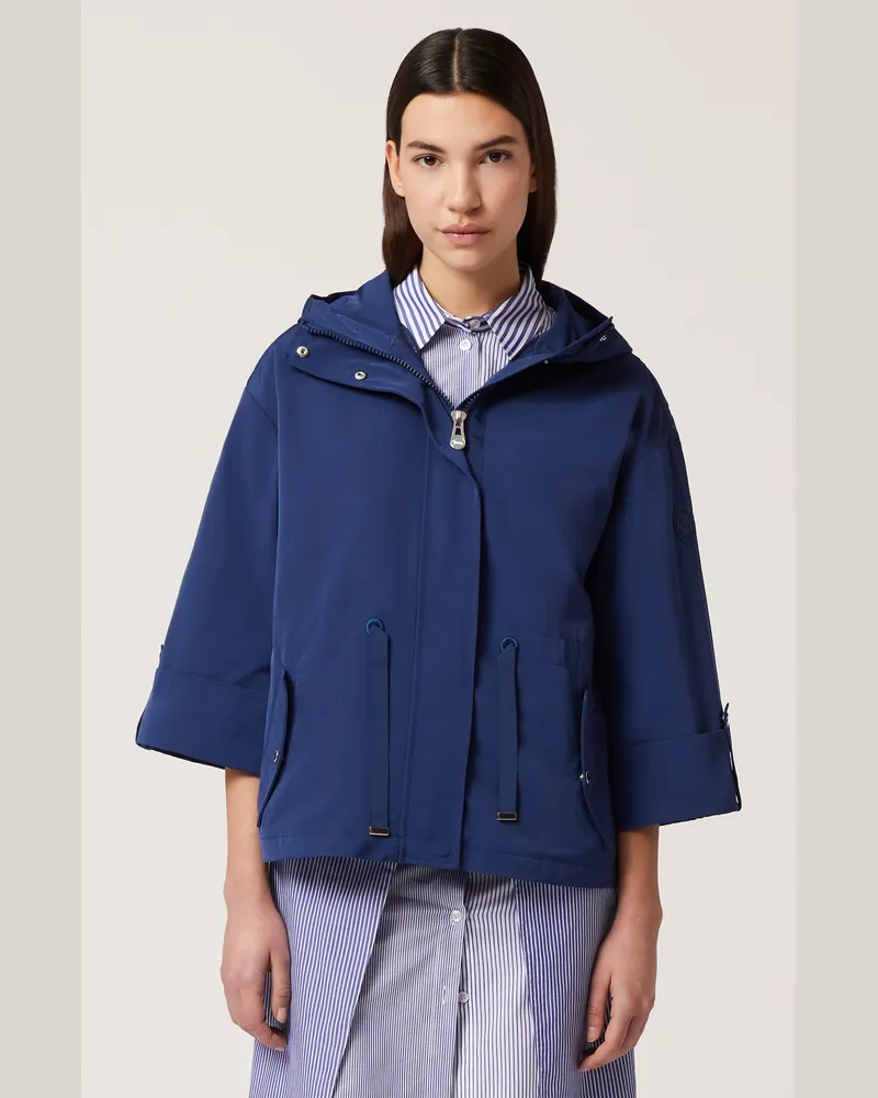 Harmont & Blaine Caban Con Cappuccio Blu