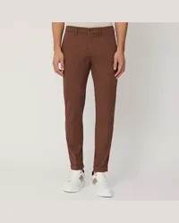 Harmont & Blaine Pantalone Chino Slim Fit Marrone