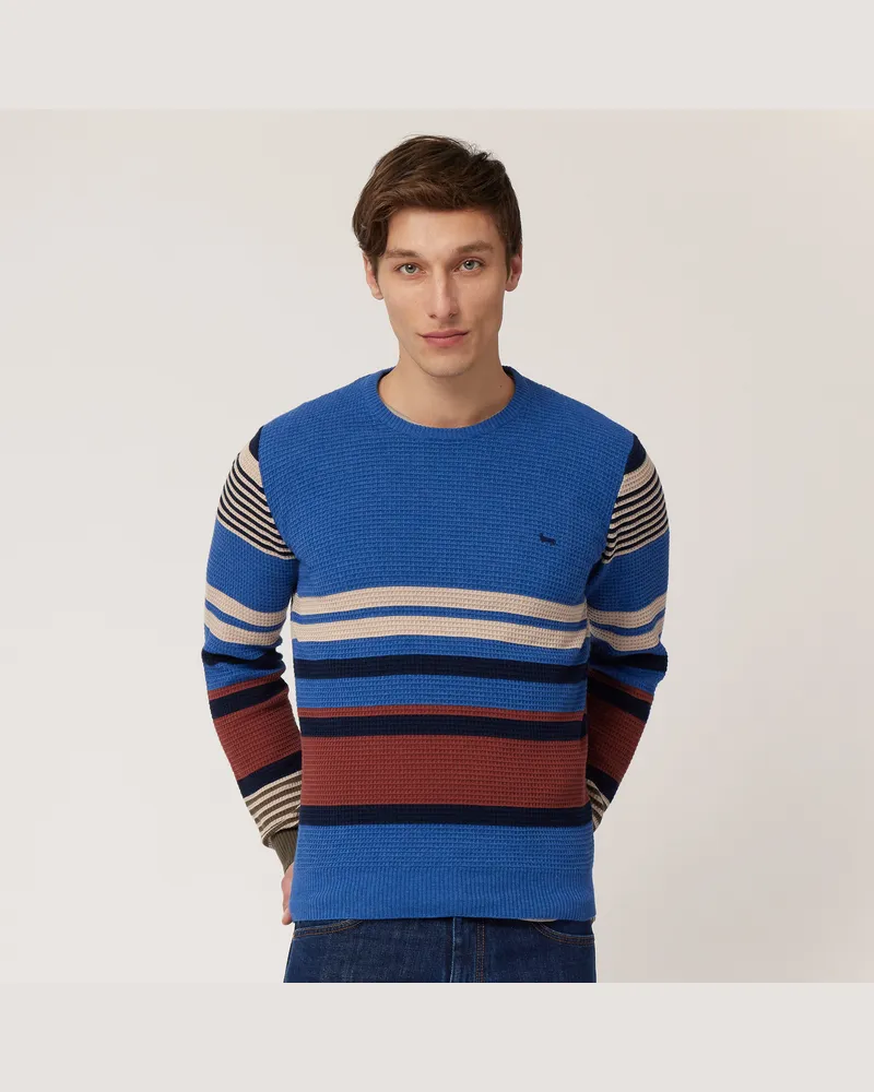 Harmont & Blaine Pullover A Righe Piazzate Lavanda