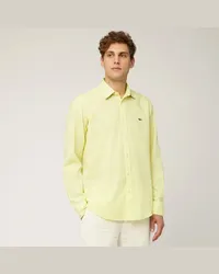 Harmont & Blaine Camicia In Cotone Con Interni A Contrasto Giallo