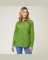 Harmont & Blaine Camicia Con Contrasti Interni Verde