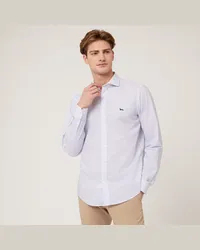 Harmont & Blaine Camicia Micro Motivo All-Over Bianco