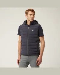 Harmont & Blaine Gilet Essentials In Nylon Tecnico Blu