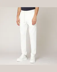 Harmont & Blaine Pantalone In Cotone Stretch Con Tasca Posteriore Bianco