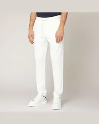 Harmont & Blaine Pantalone In Cotone Stretch Con Tasca Posteriore Bianco