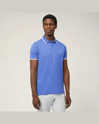 Harmont & Blaine Polo Narrow Fit Con Logo Blu