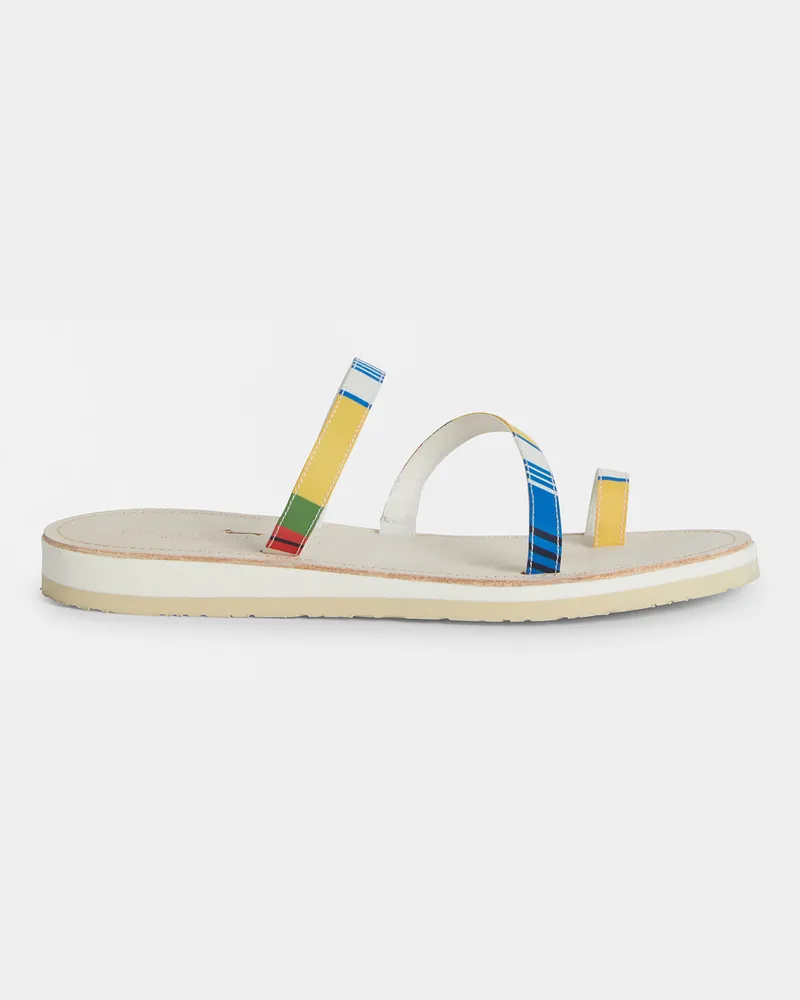 Harmont & Blaine Sandali Con Righe Multicolor Giallo