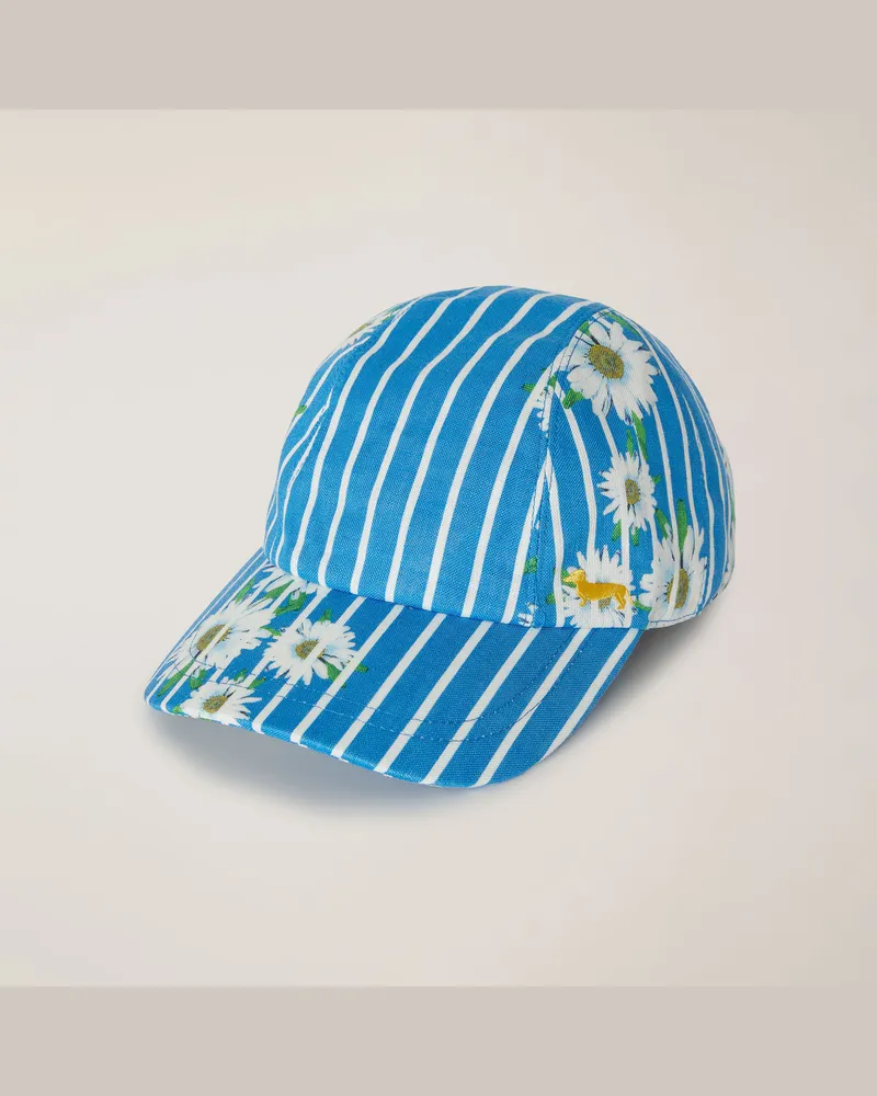Harmont & Blaine Cappello Baseball Stampa Mare Azzurro