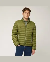 Harmont & Blaine Bomber In Nylon Imbottito Verde