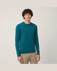 Harmont & Blaine Pullover In Cotone E Cashmere Blu