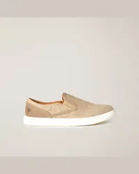 Harmont & Blaine Sneakers Slip-On Misto Cotone Beige