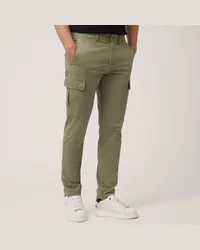 Harmont & Blaine Pantaloni Cargo Cotone Stretch Verde