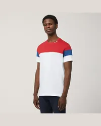 Harmont & Blaine T-Shirt Regular Color Block Rosso