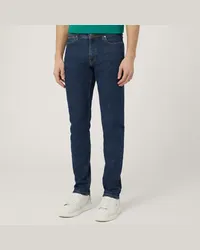 Harmont & Blaine Pantaloni In Denim Narrow Fit Blu