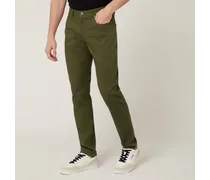 Pantaloni In Cotone Stretch