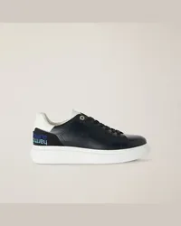 Harmont & Blaine Sneaker In Pelle Con Scritta Blu