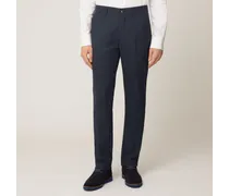 Pantalone Chino In Cotone Stampato - Uomo Pantaloni Beige