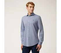 Camicia Con Contrasti Interni - Uomo Camicie Blu Navy