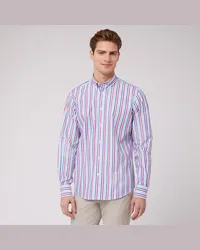 Harmont & Blaine Camicia In Cotone A Righe Blu