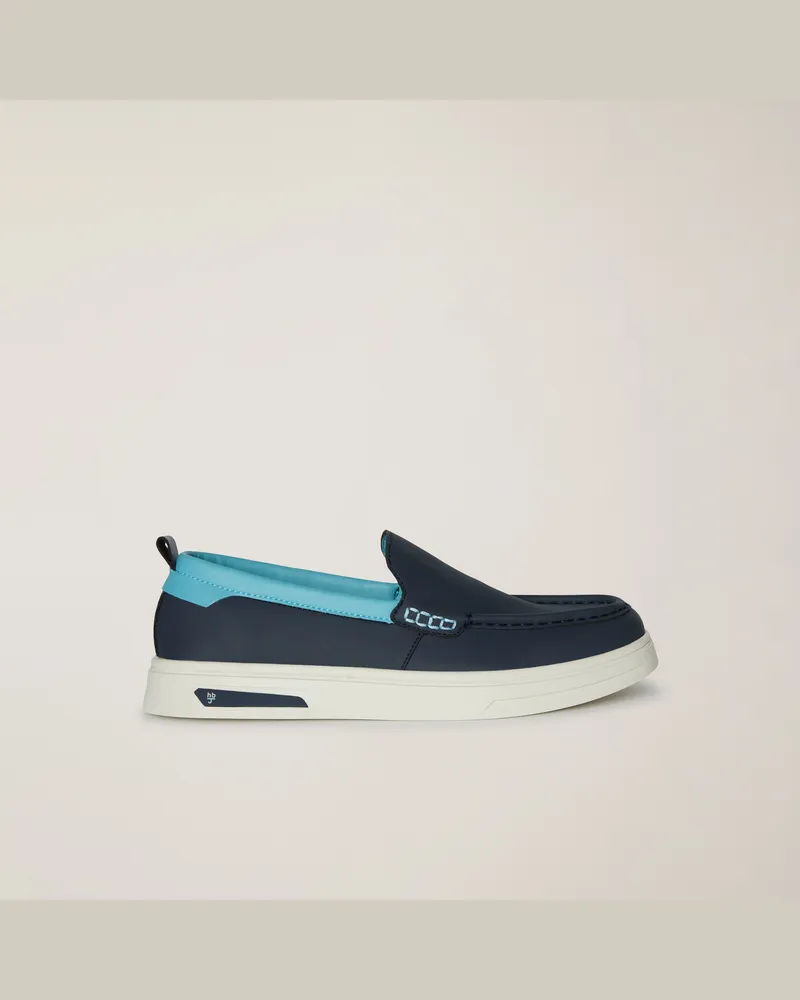 Harmont & Blaine Mocassino Multicolor In Pelle Blu