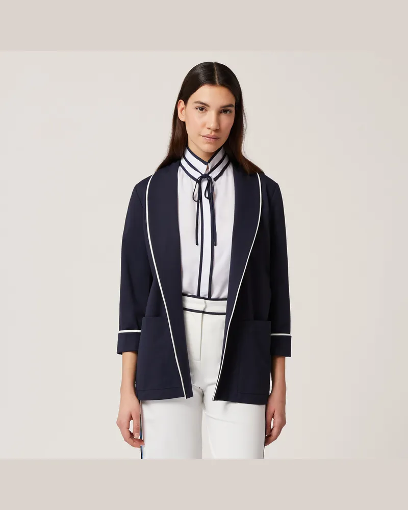 Harmont & Blaine Giacca Con Bordi A Contrasto Blu