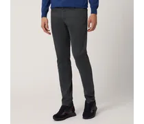 Pantalone Cinque Tasche Narrow Fit - Uomo Pantaloni Grigio