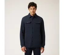 Camicia Over Con Tasconi Art Academy - Uomo Camicie Blu Navy