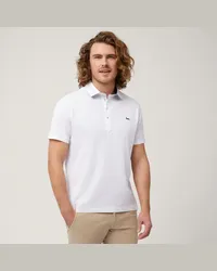 Harmont & Blaine Polo In Cotone Stretch Bianco