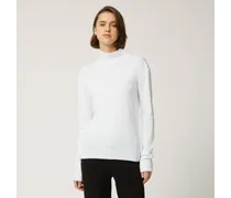 Dolcevita Slim In Modal E Cotone - Donna T-shirts Bianco