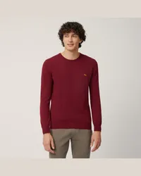 Harmont & Blaine Pullover Con Dettagli Rigati Rosso