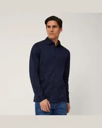 Harmont & Blaine Camicia In Puro Cotone Blu