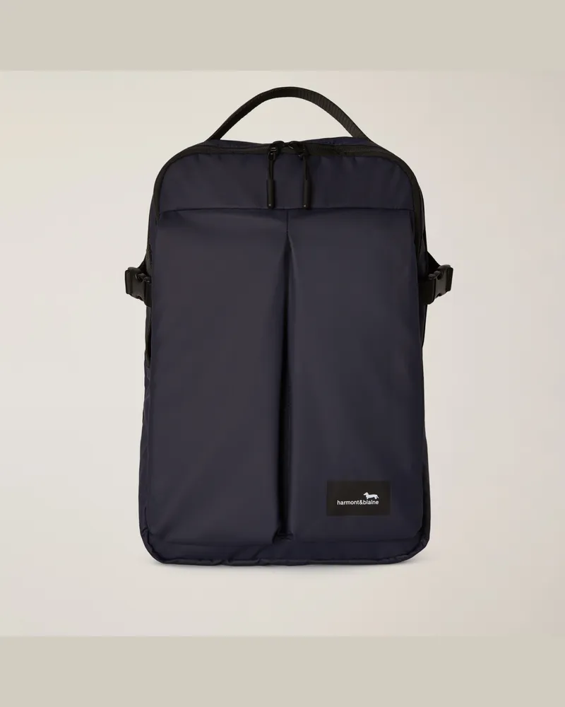 Harmont & Blaine Zaino Compatto In Nylon Blu