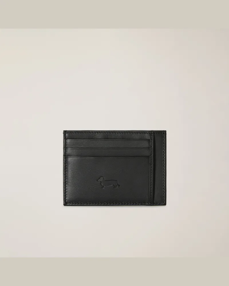 Harmont & Blaine Portacarte In Pelle Con Logo Nero