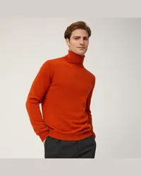 Harmont & Blaine Dolcevita In Puro Cashmere Arancio