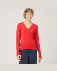 Harmont & Blaine Pullover Slim In Misto Viscosa Rosso