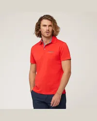 Harmont & Blaine Polo Con Dettagli Stampati Rosso