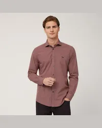 Harmont & Blaine Camicia Fantasia Geometrica Rosso