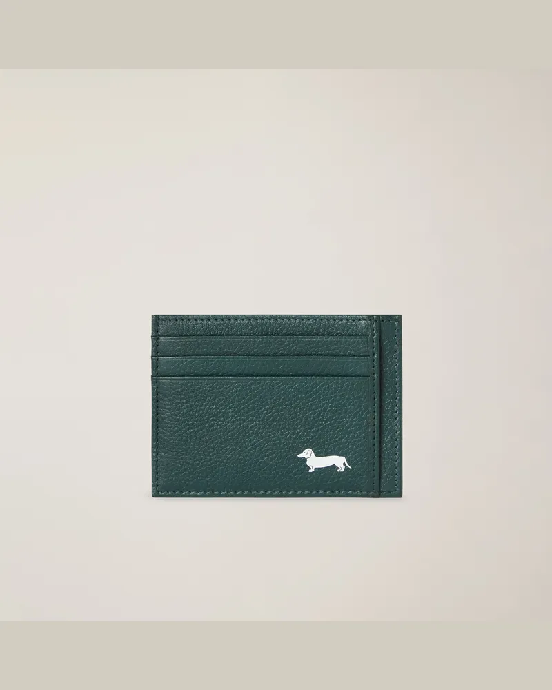 Harmont & Blaine Portacarte In Pelle Con Logo Verde