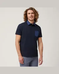 Harmont & Blaine Polo Con Taschino Blu