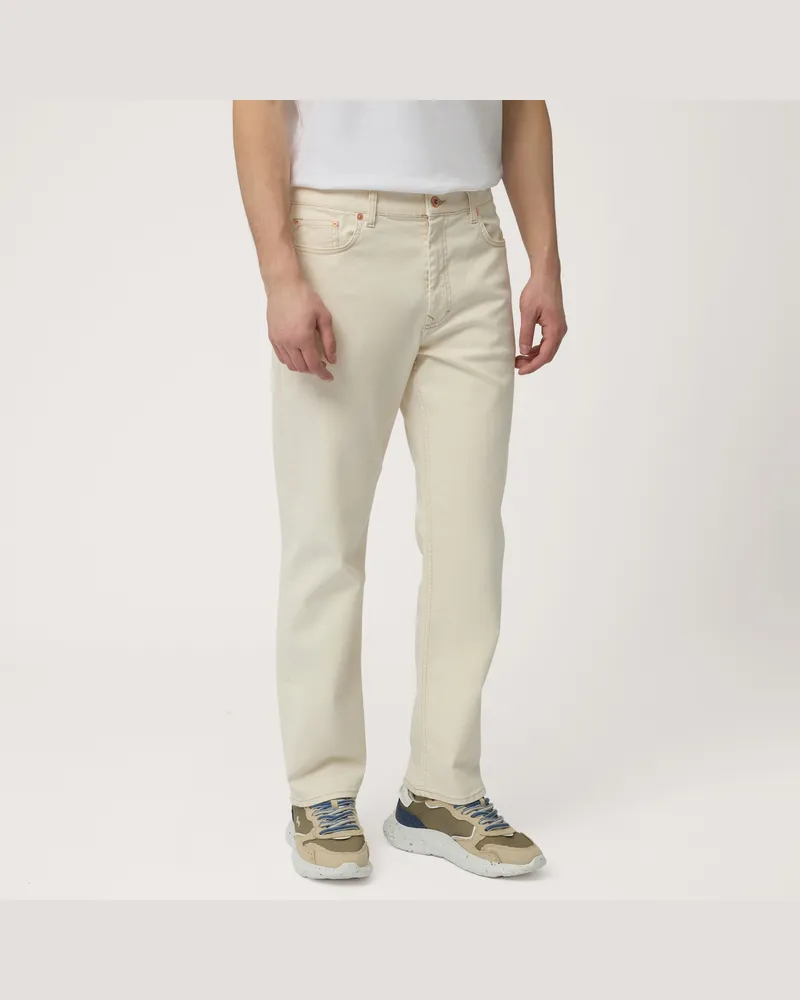 Harmont & Blaine Pantaloni Straight Fit Bianco