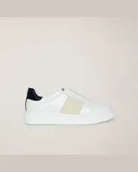 Harmont & Blaine Sneaker Bold In Pelle Bianco