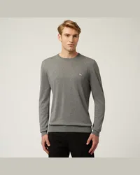 Harmont & Blaine Maglia Essentials In Cotone E Cashmere Grigio