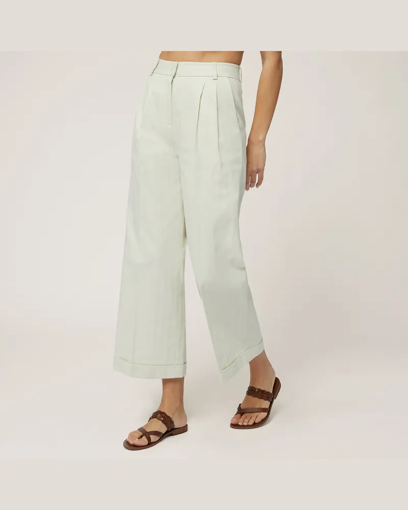 Harmont & Blaine Pantaloni Con Fondo Risvoltato Beige
