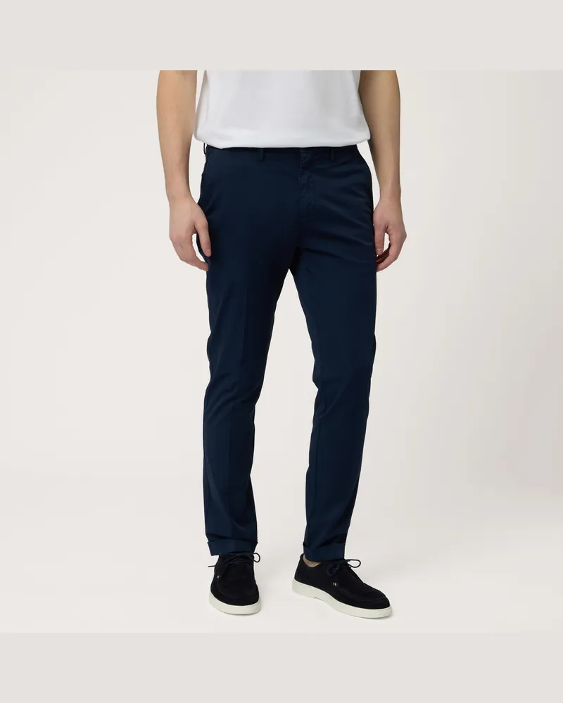 Harmont & Blaine Pantaloni Chino Slim Fit Blu